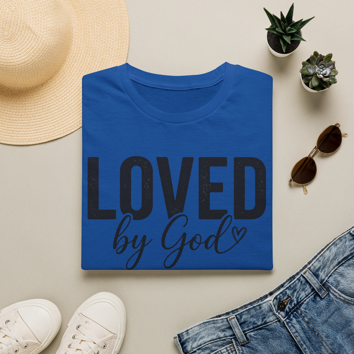 Loved by God T-Shirt — Faith-Based Inspirational Tee
