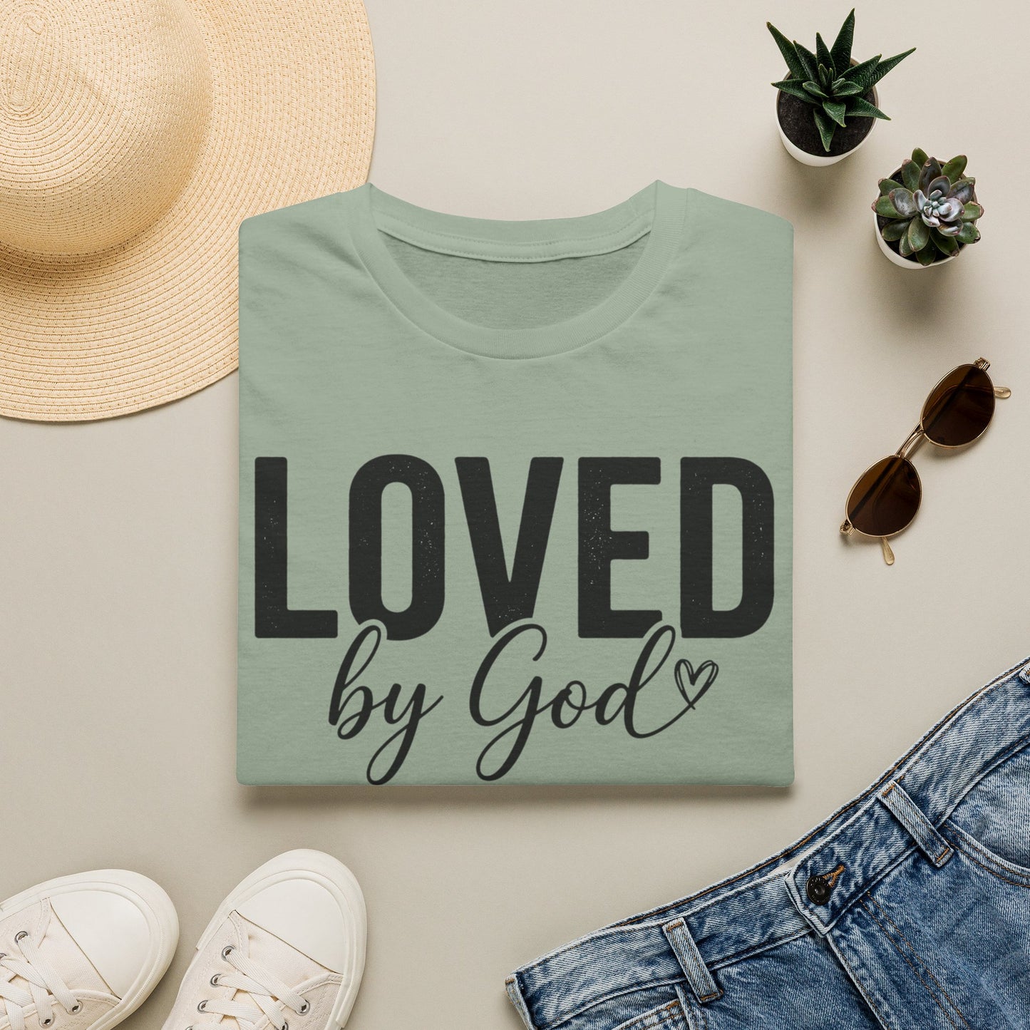 Loved by God T-Shirt — Faith-Based Inspirational Tee