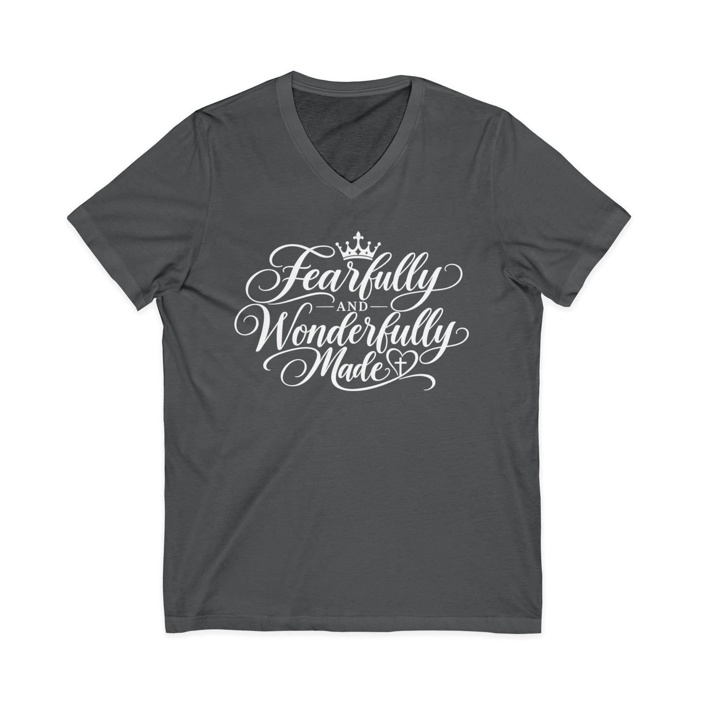 Fearfully and Wonderfully Made V-Neck T-shirt