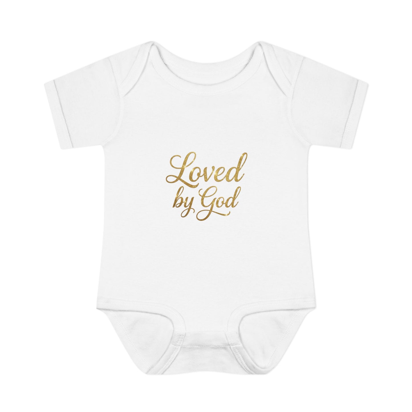 Loved by God Baby Bodysuit — Christian Infant Onesie