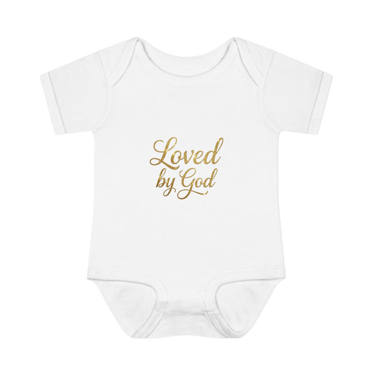 Loved by God Baby Bodysuit — Christian Infant Onesie