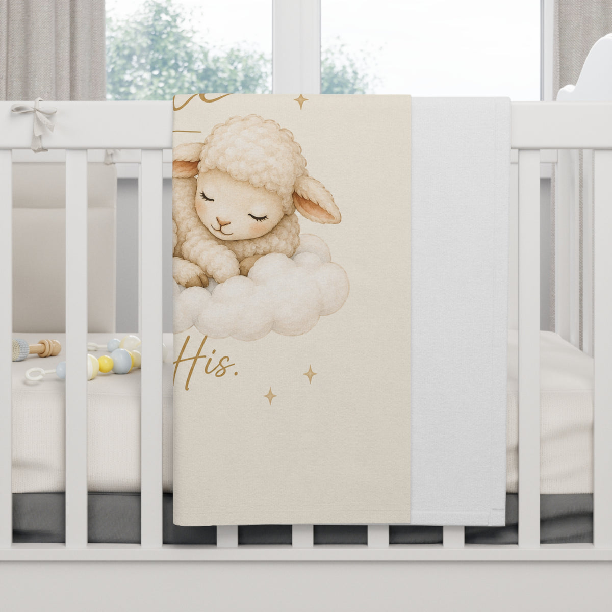 Baby Blanket — "Fearfully & Wonderfully Made" Christian Nursery Fleece