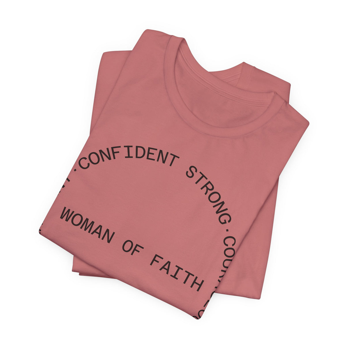 Woman of Faith Tee — Inspirational Christian Graphic T‑Shirt