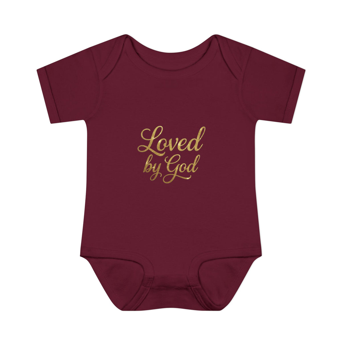 Loved by God Baby Bodysuit — Christian Infant Onesie