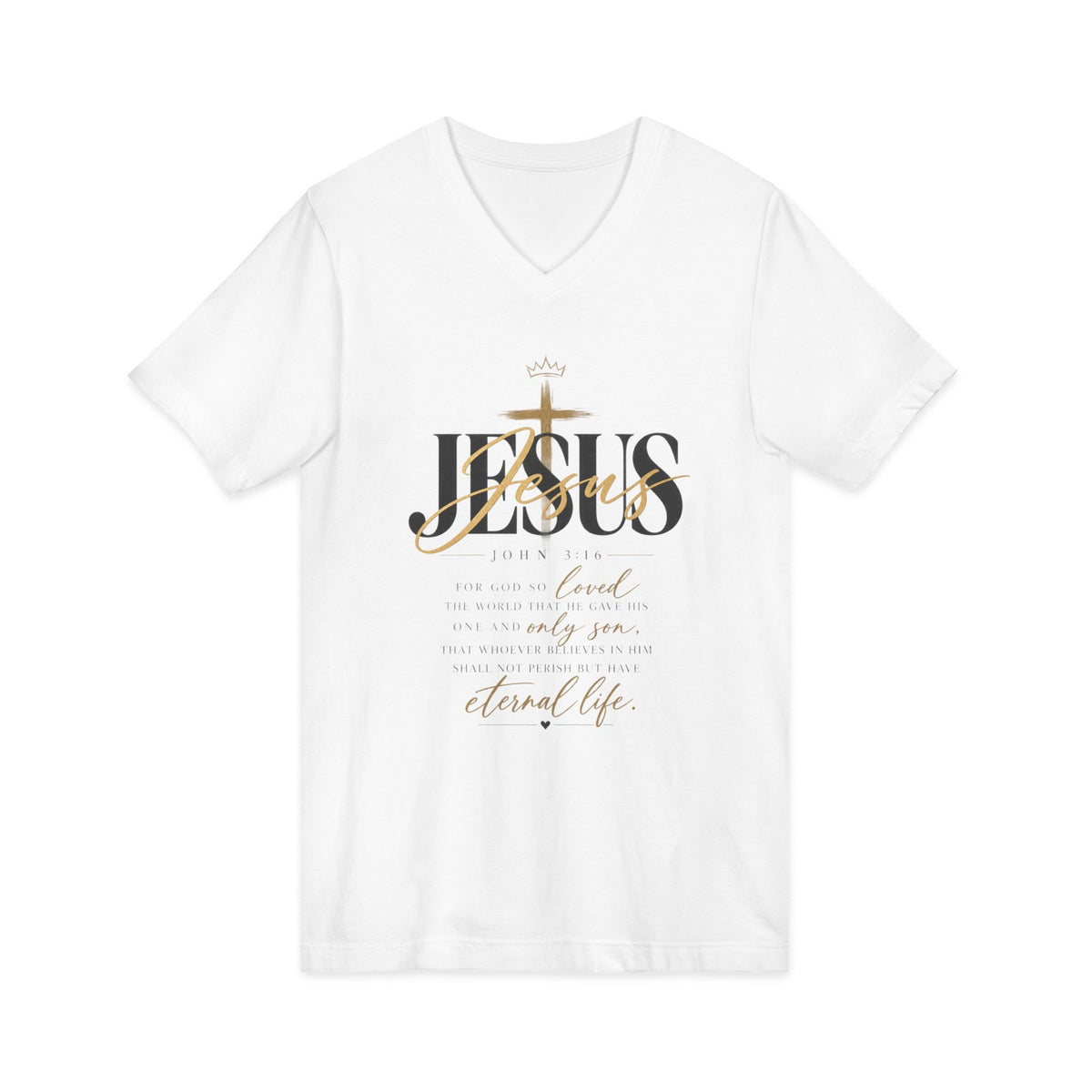 John 3:16 V-Neck T-shirt