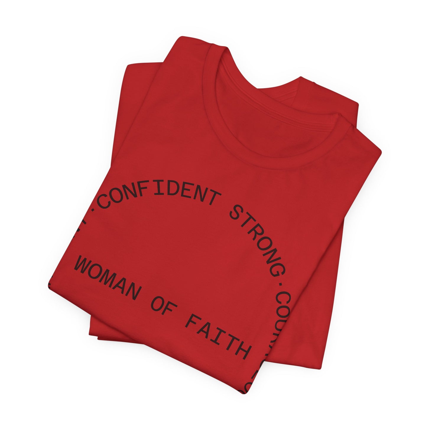 Woman of Faith Tee — Inspirational Christian Graphic T‑Shirt