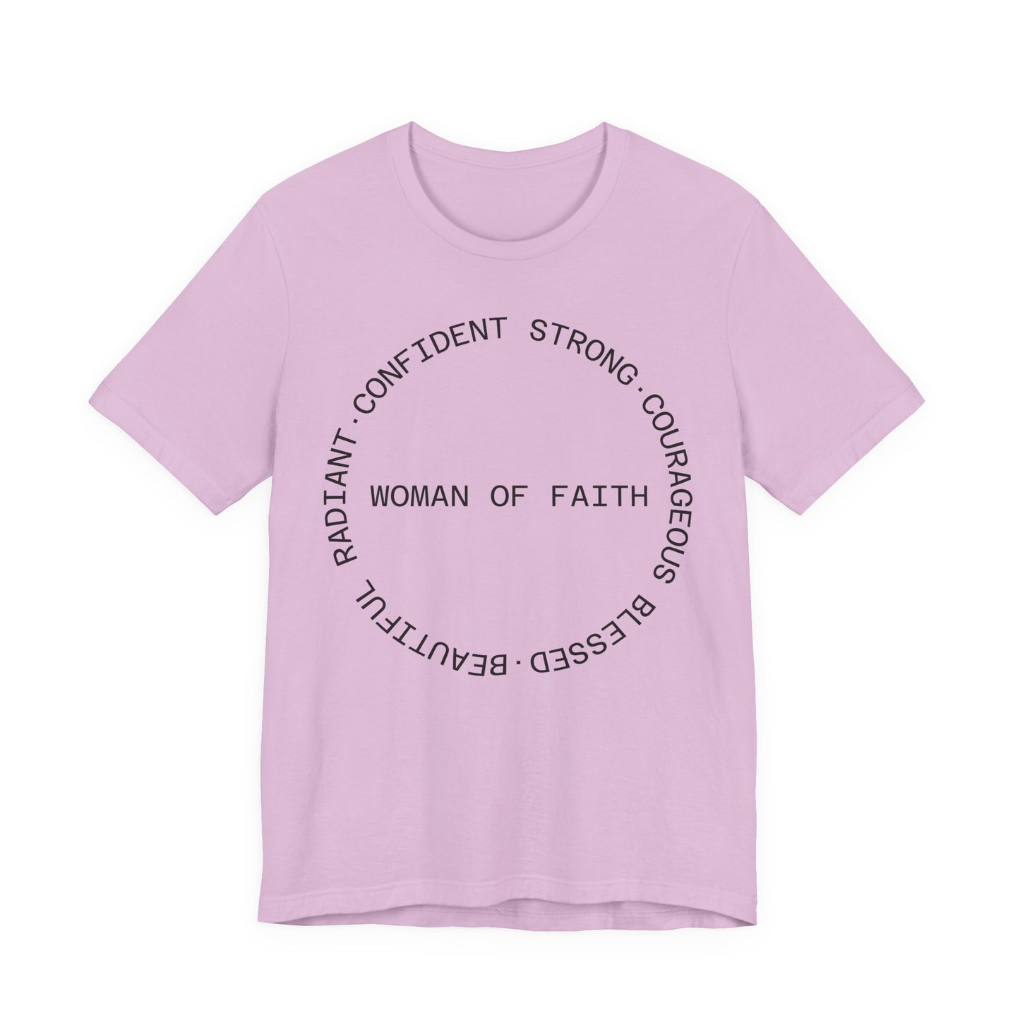 Woman of Faith Tee — Inspirational Christian Graphic T‑Shirt