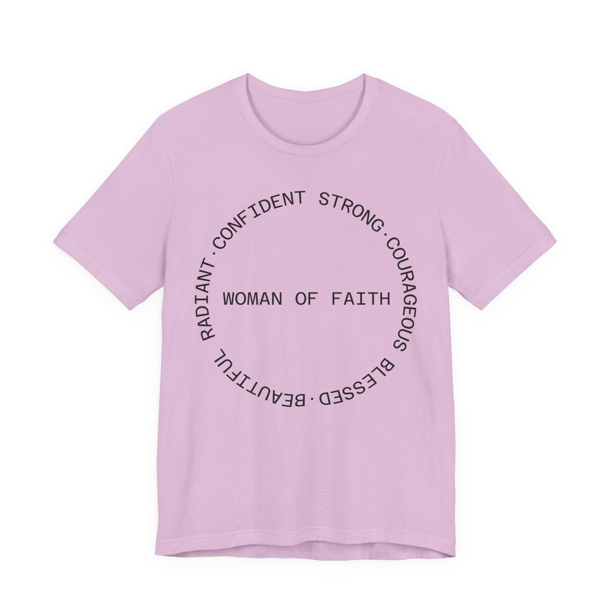 Woman of Faith Tee — Inspirational Christian Graphic T‑Shirt