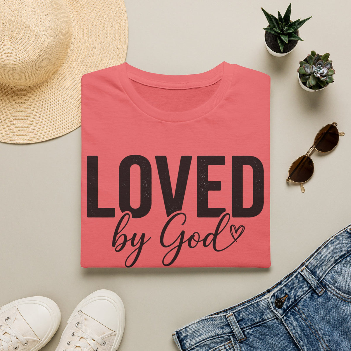 Loved by God T-Shirt — Faith-Based Inspirational Tee
