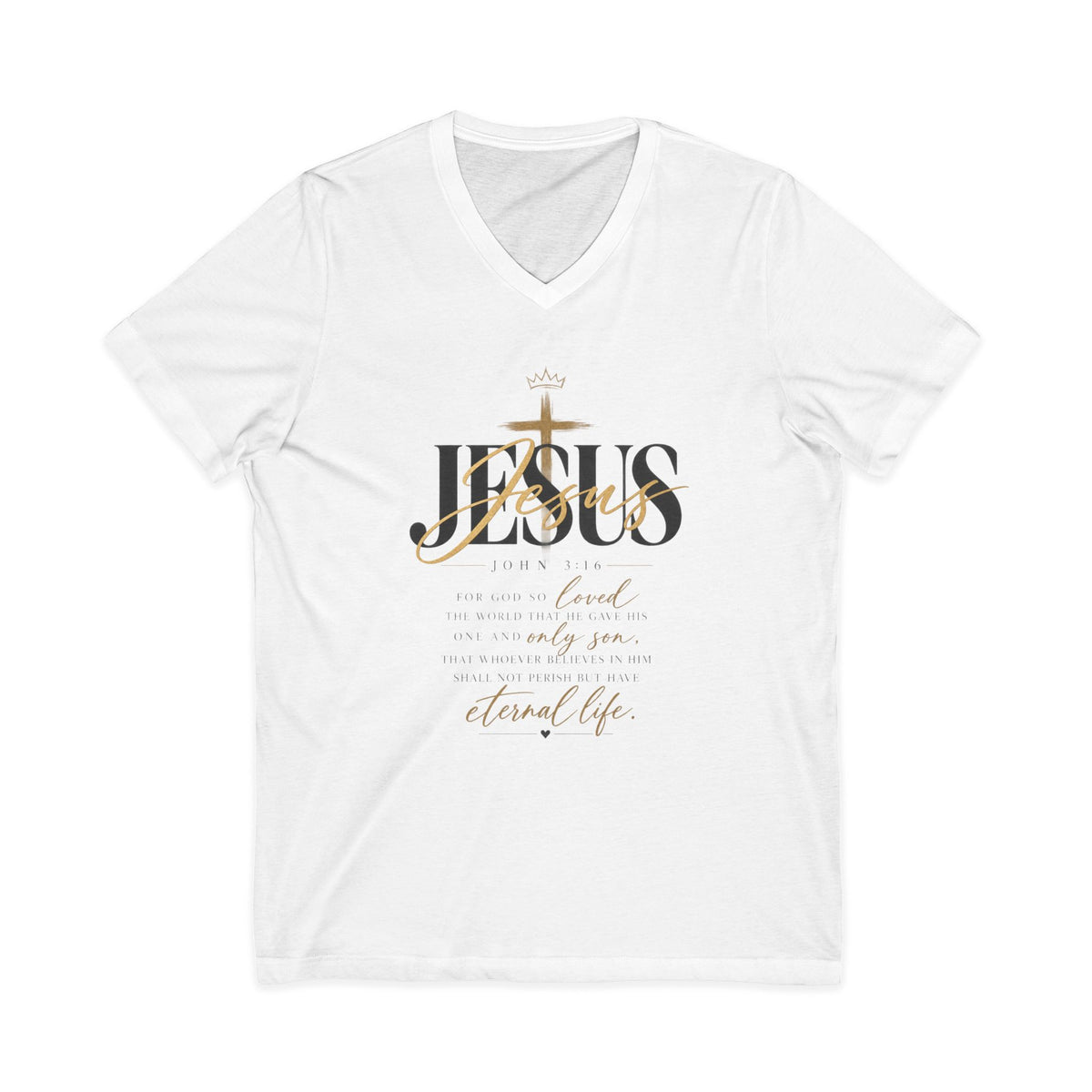 John 3:16 V-Neck T-shirt