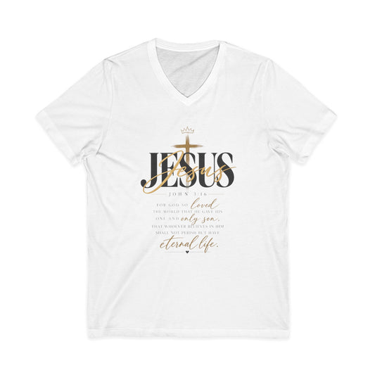 John 3:16 V-Neck T-shirt