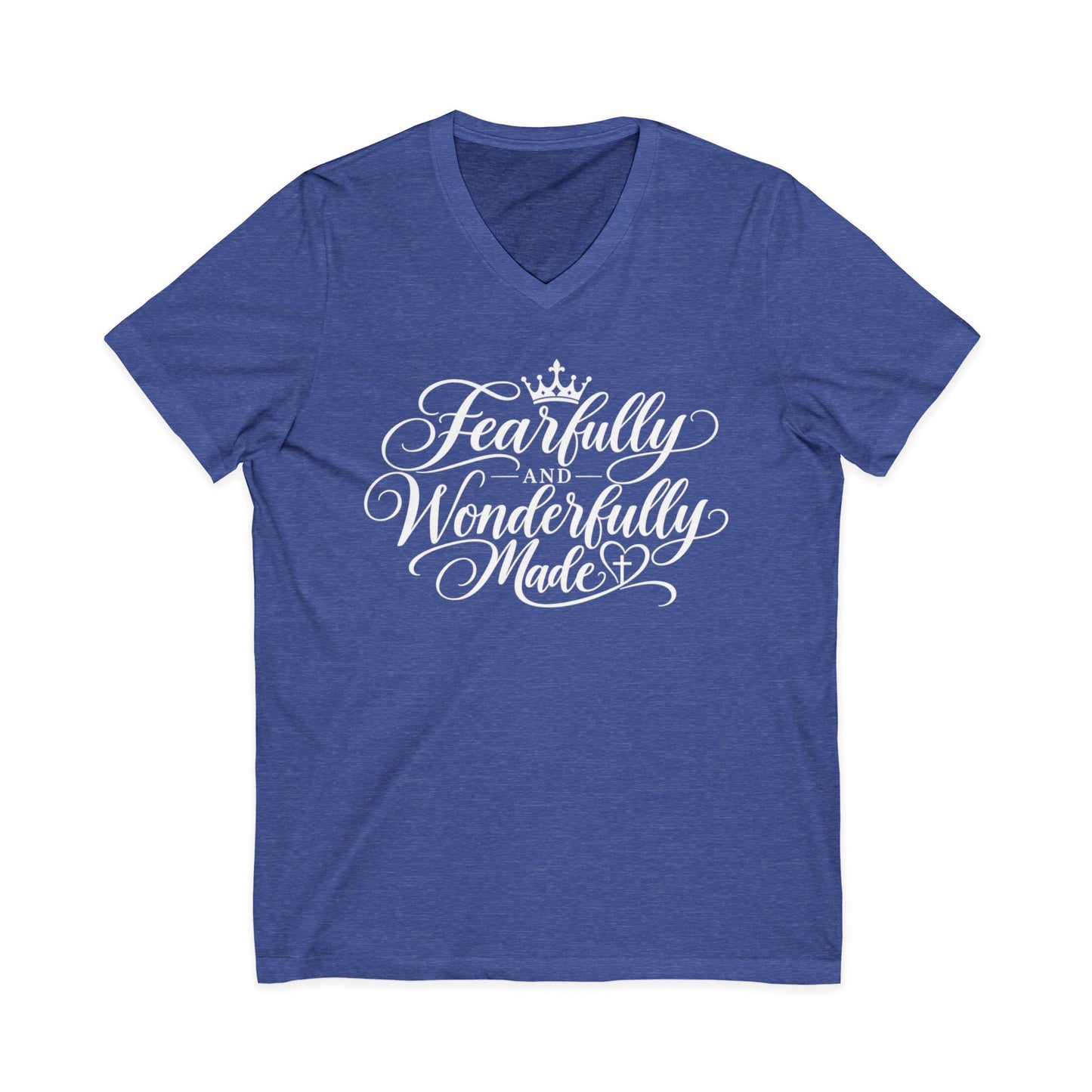 Fearfully and Wonderfully Made V-Neck T-shirt