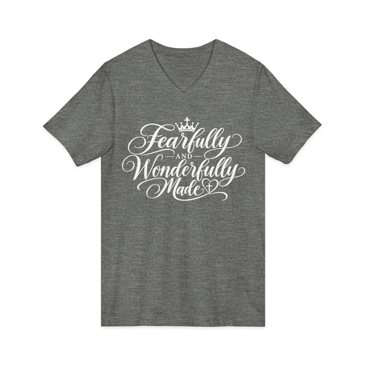 Fearfully and Wonderfully Made V-Neck T-shirt