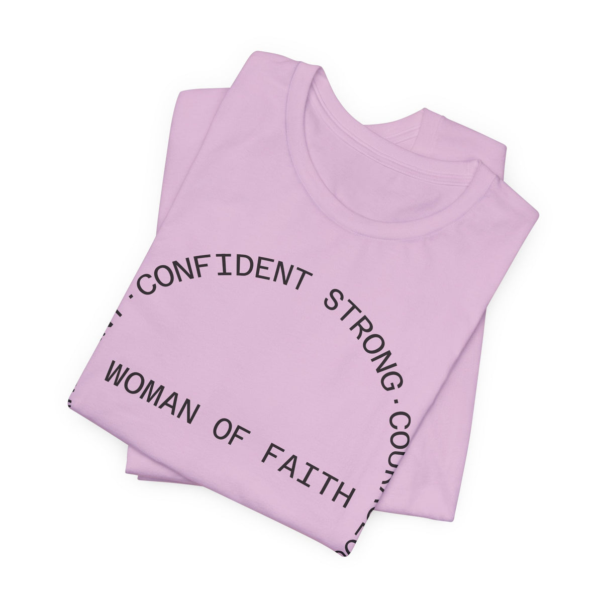 Woman of Faith Tee — Inspirational Christian Graphic T‑Shirt