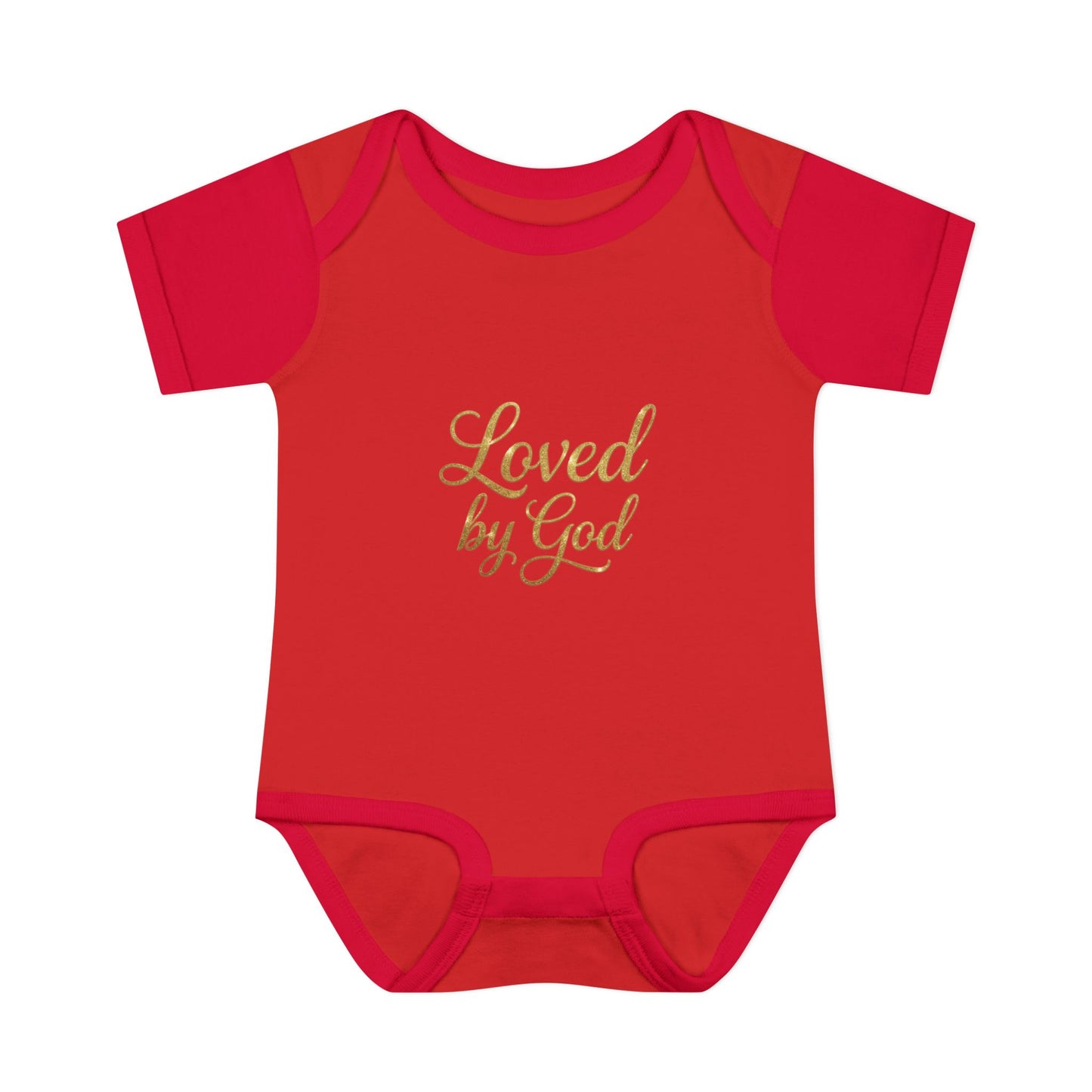 Loved by God Baby Bodysuit — Christian Infant Onesie