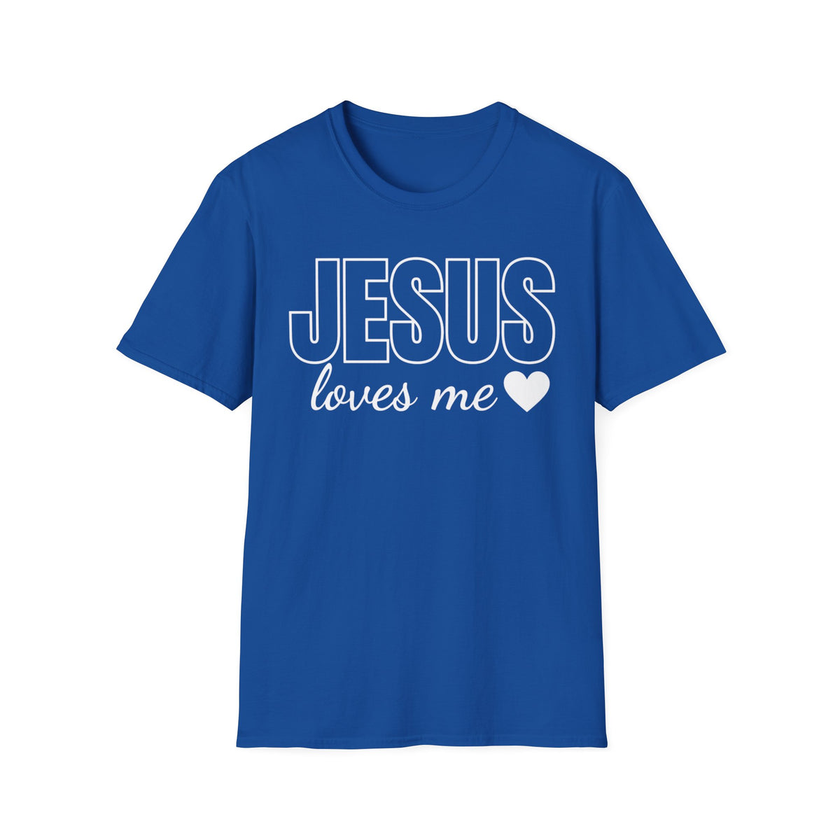 Jesus Loves Me T‑Shirt — Faith‑Inspired Christian Tee with Heart