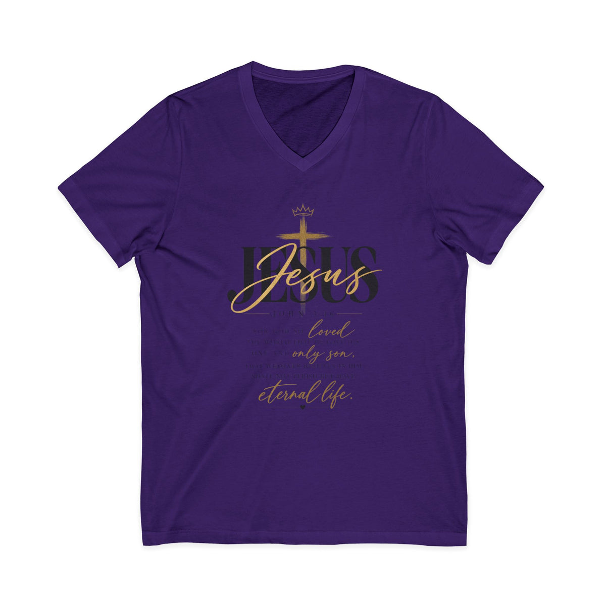 John 3:16 V-Neck T-shirt