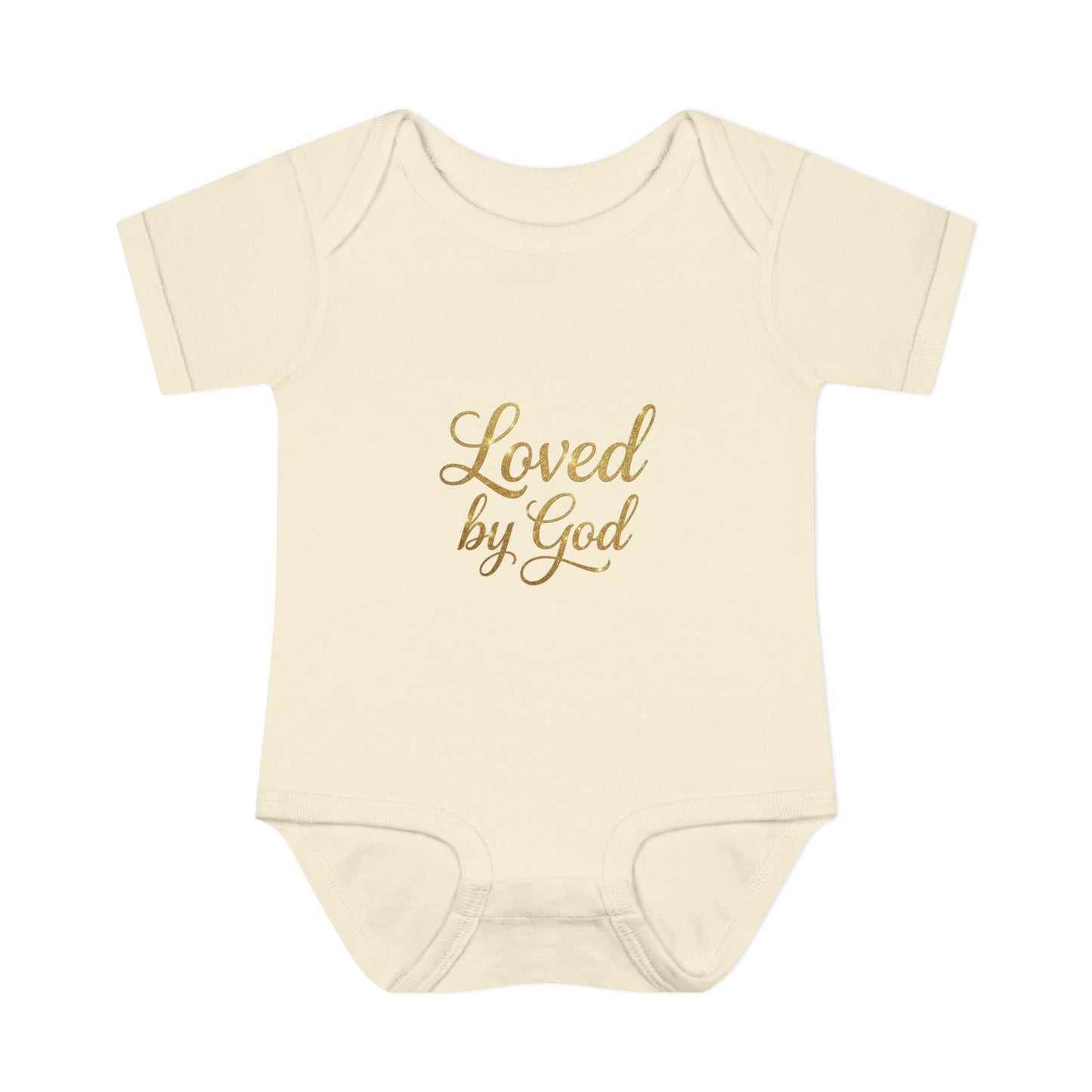 Loved by God Baby Bodysuit — Christian Infant Onesie