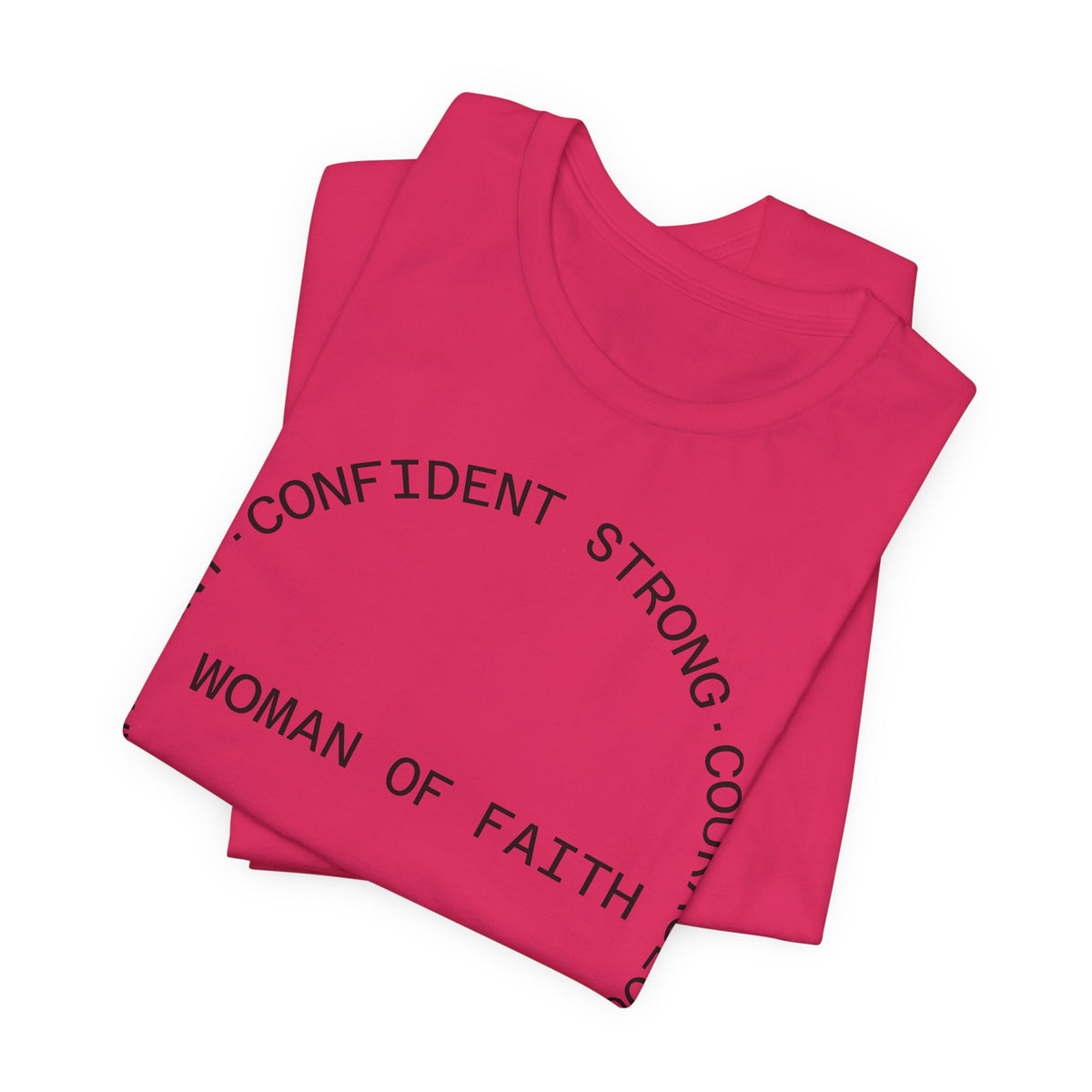 Woman of Faith Tee — Inspirational Christian Graphic T‑Shirt