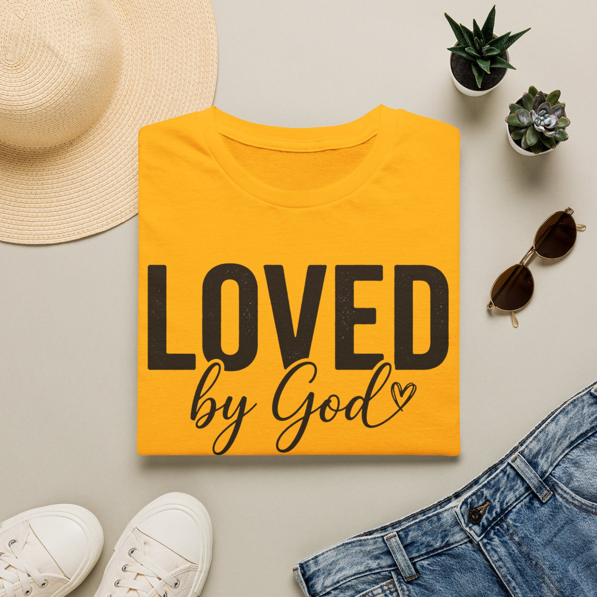 Loved by God T-Shirt — Faith-Based Inspirational Tee