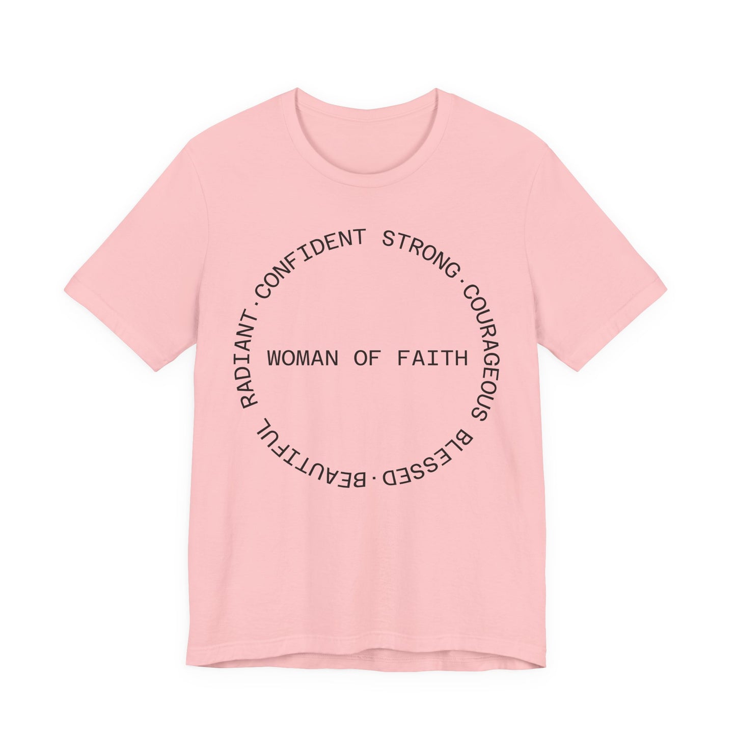 Woman of Faith Tee — Inspirational Christian Graphic T‑Shirt