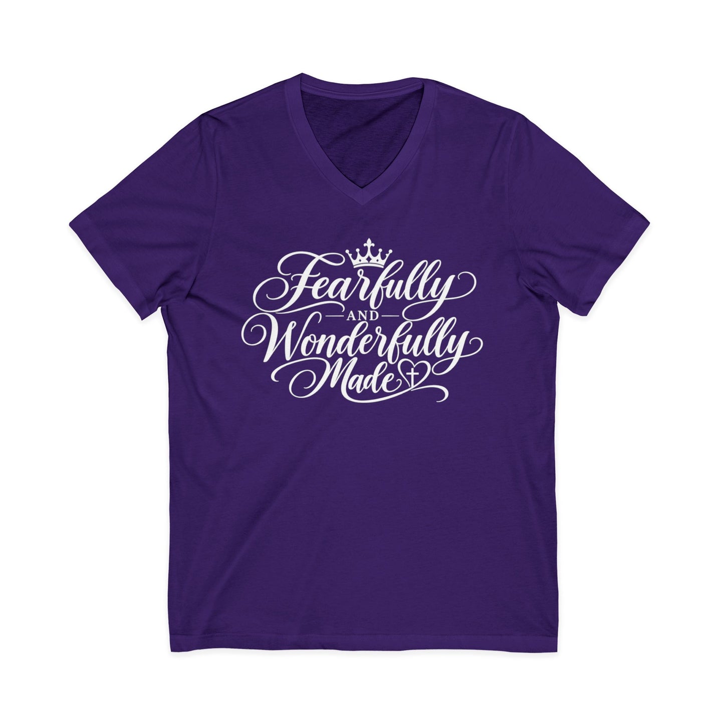 Fearfully and Wonderfully Made V-Neck T-shirt