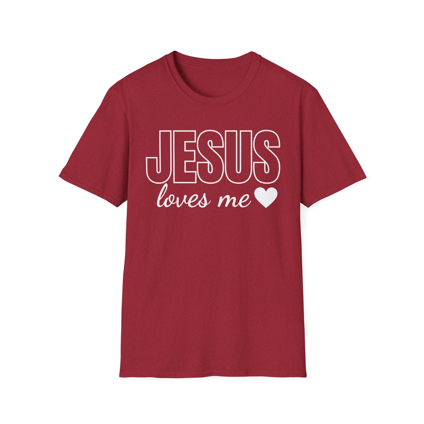 Jesus Loves Me T‑Shirt — Faith‑Inspired Christian Tee with Heart