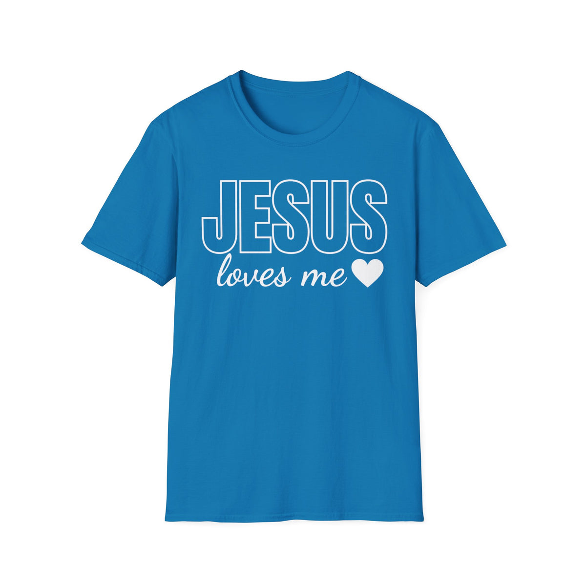 Jesus Loves Me T‑Shirt — Faith‑Inspired Christian Tee with Heart