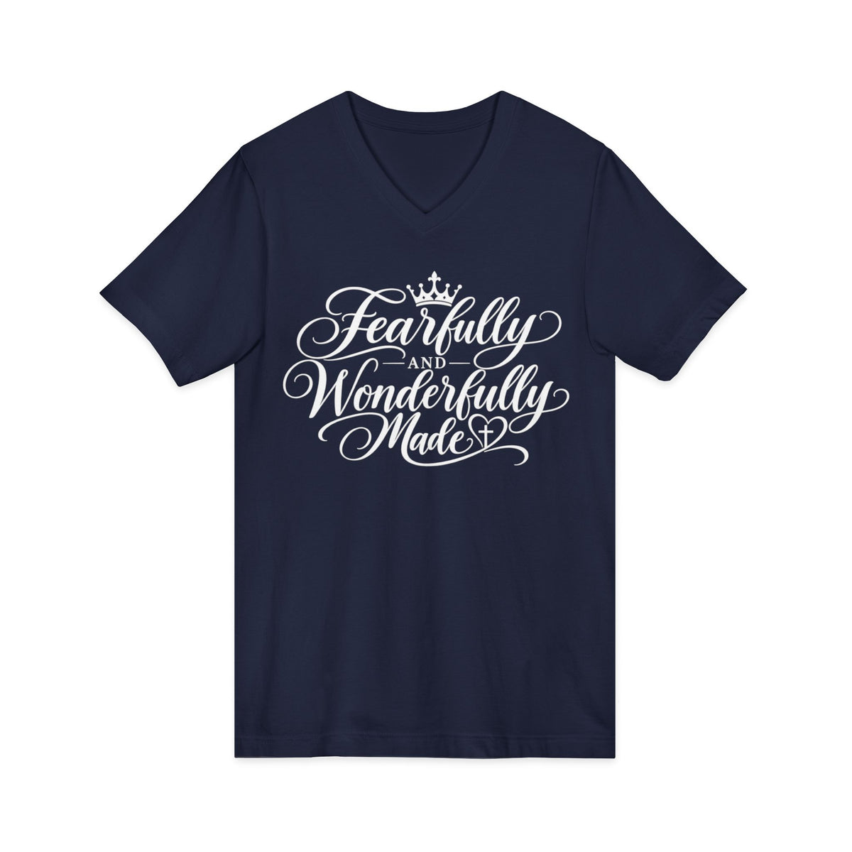 Fearfully and Wonderfully Made V-Neck T-shirt