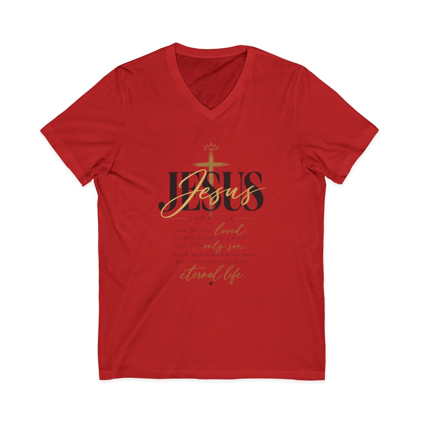 John 3:16 V-Neck T-shirt