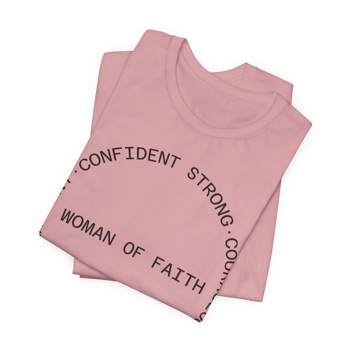 Woman of Faith Tee — Inspirational Christian Graphic T‑Shirt