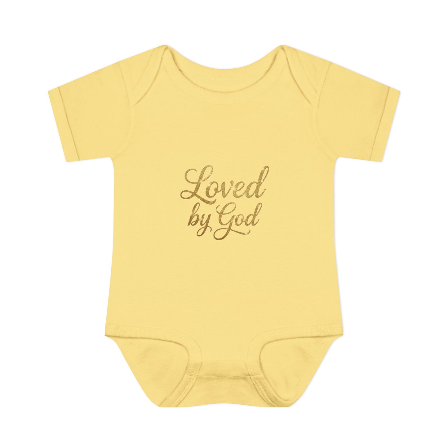 Loved by God Baby Bodysuit — Christian Infant Onesie