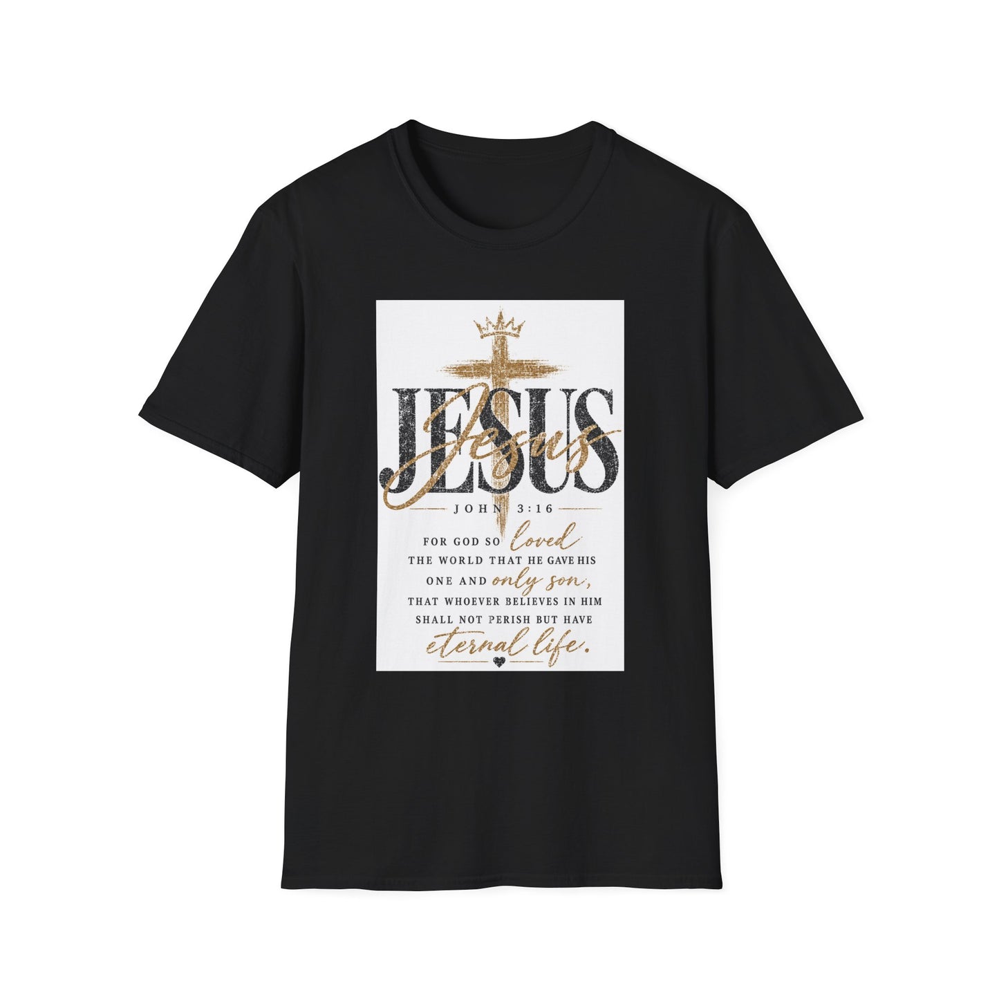 John 3:16 T-shirt-Distressed Vintage
