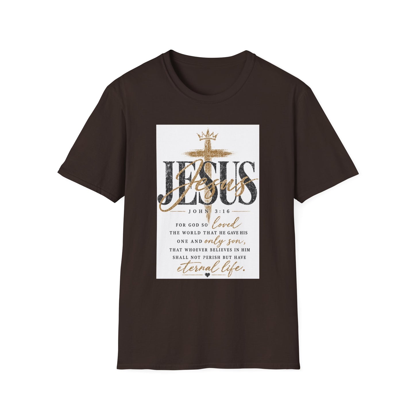 John 3:16 T-shirt-Distressed Vintage