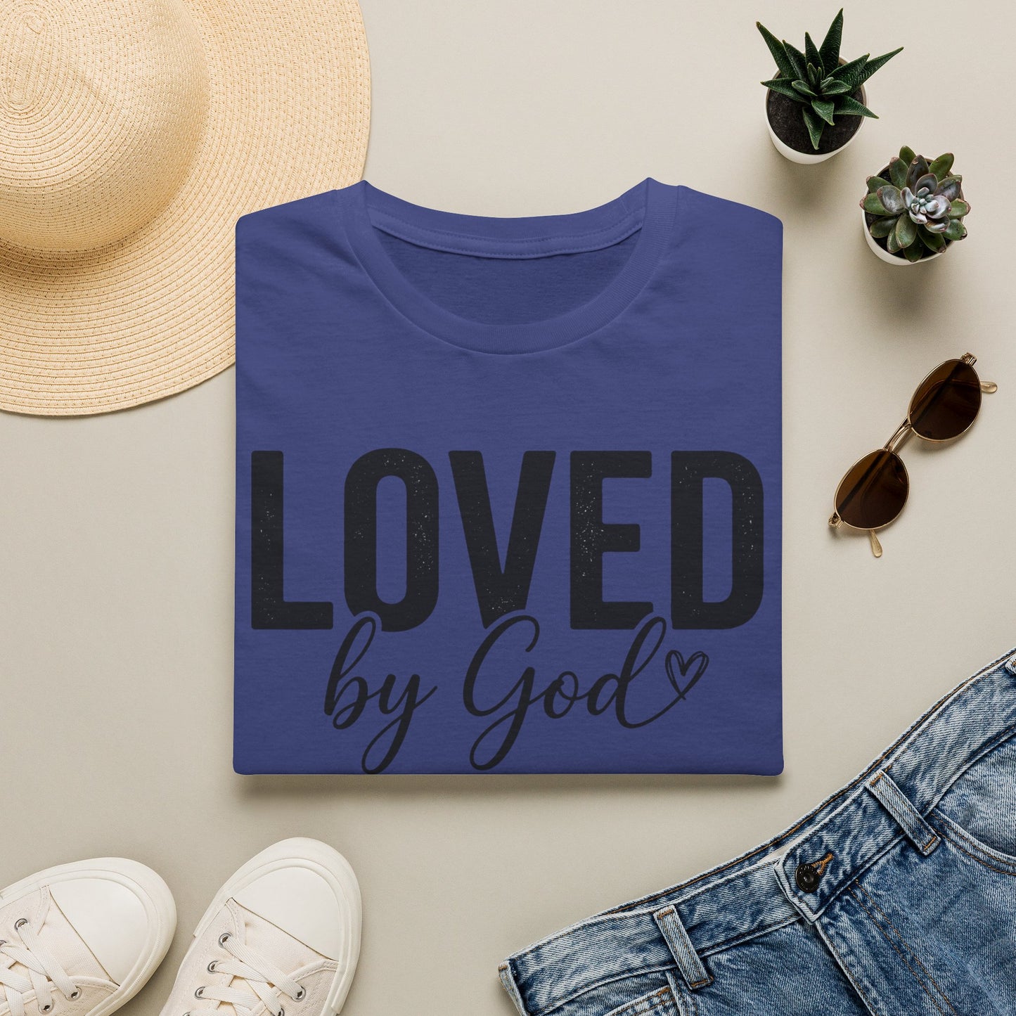 Loved by God T-Shirt — Faith-Based Inspirational Tee