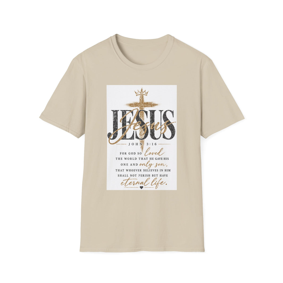 John 3:16 T-shirt-Distressed Vintage