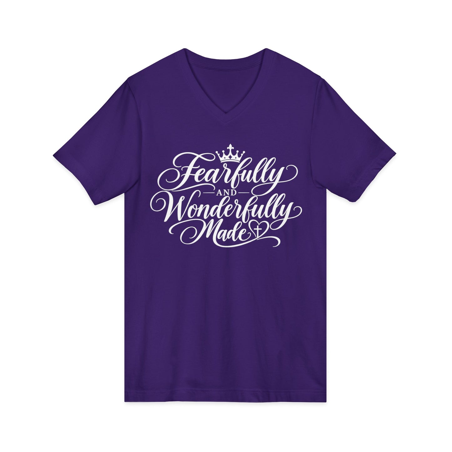 Fearfully and Wonderfully Made V-Neck T-shirt