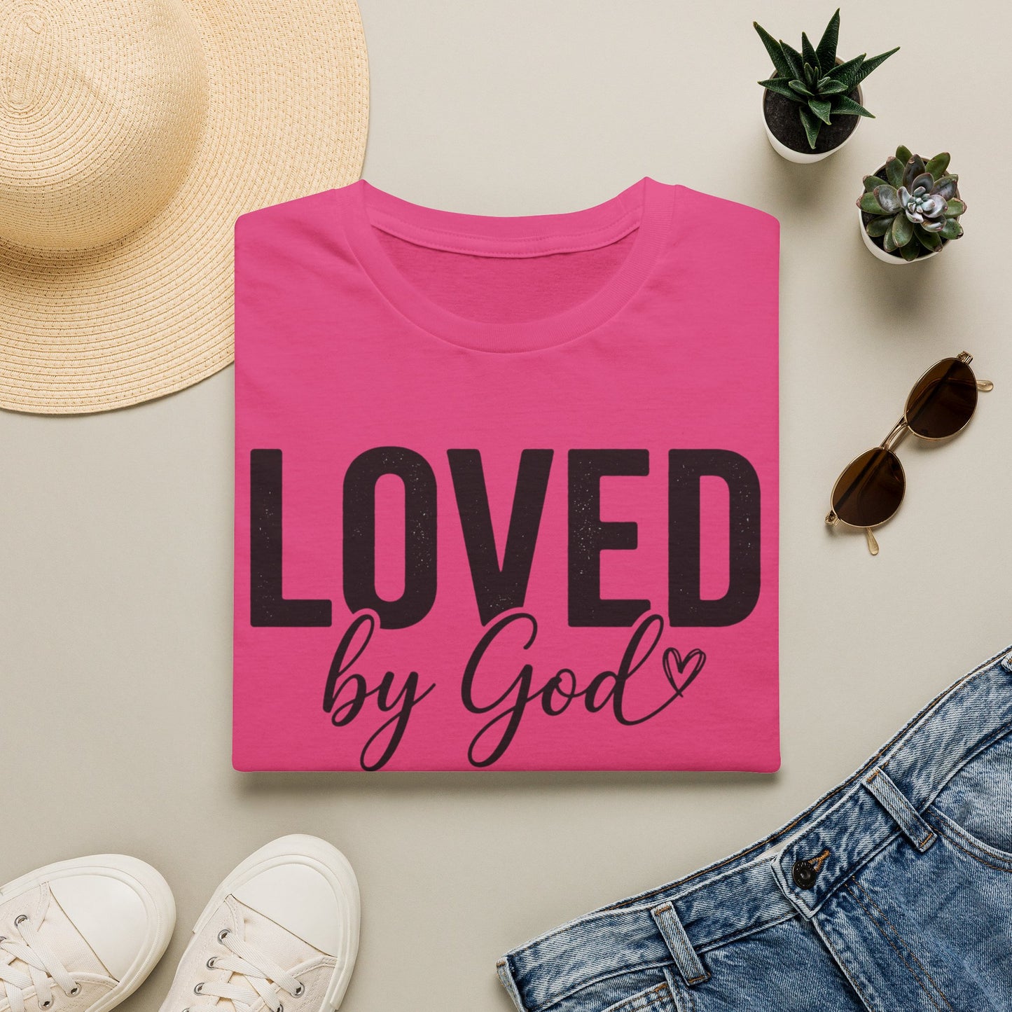 Loved by God T-Shirt — Faith-Based Inspirational Tee
