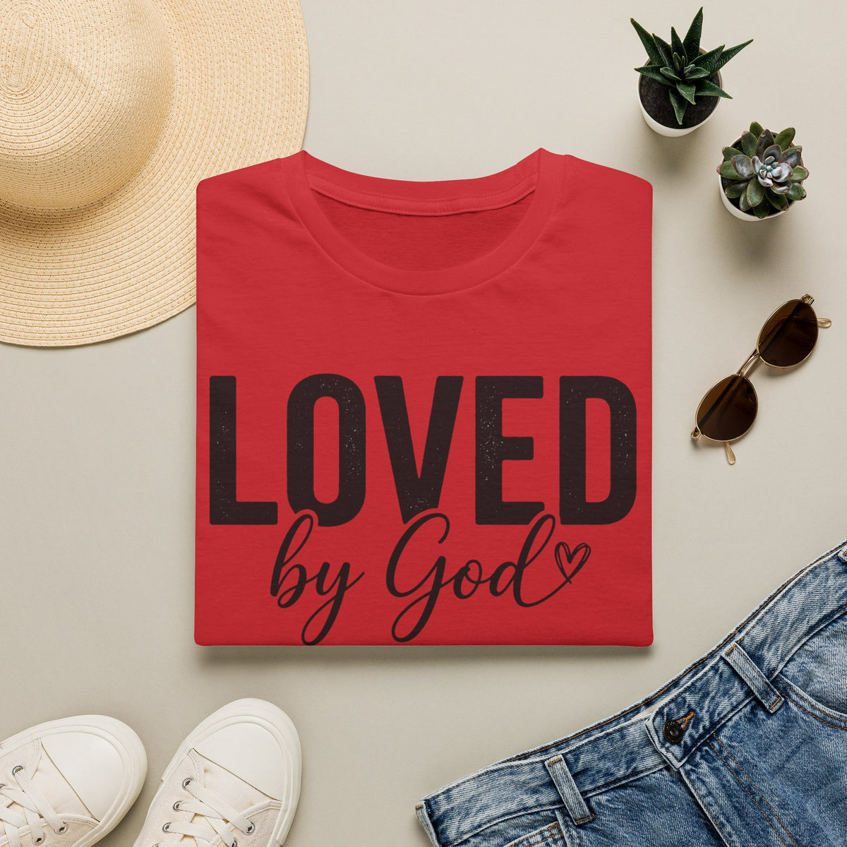 Loved by God T-Shirt — Faith-Based Inspirational Tee