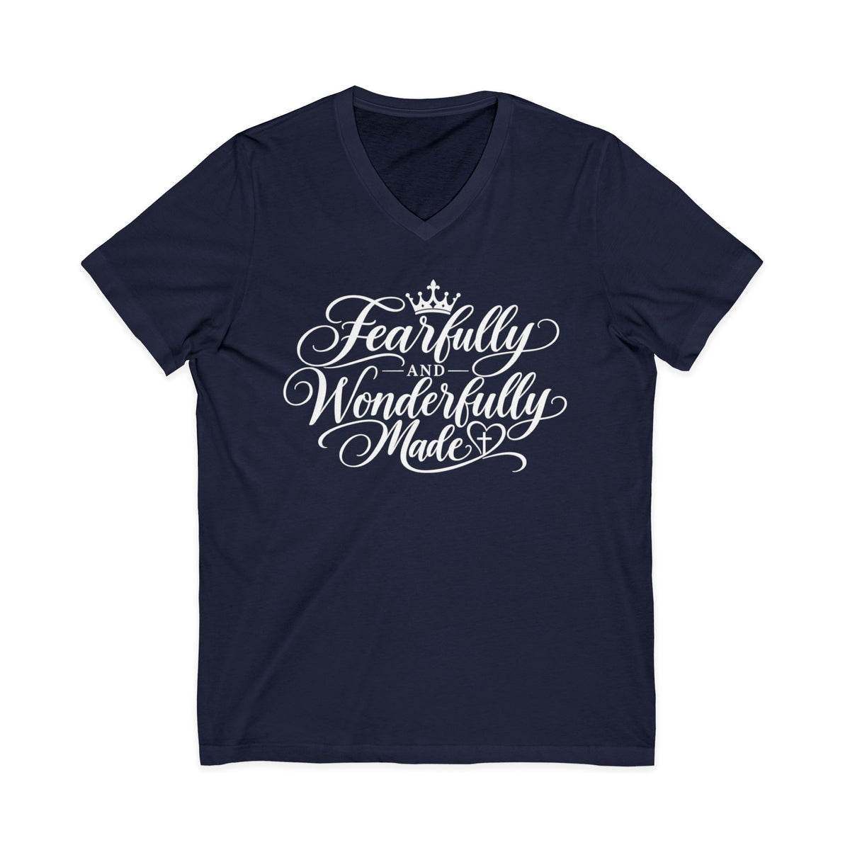 Fearfully and Wonderfully Made V-Neck T-shirt