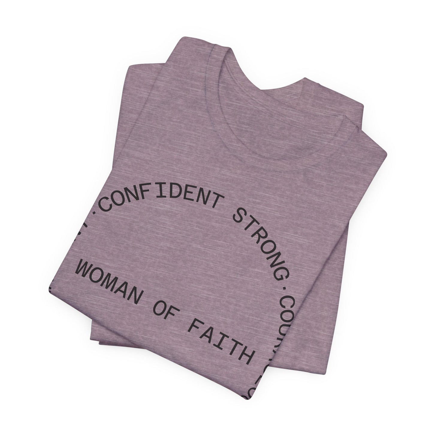 Woman of Faith Tee — Inspirational Christian Graphic T‑Shirt