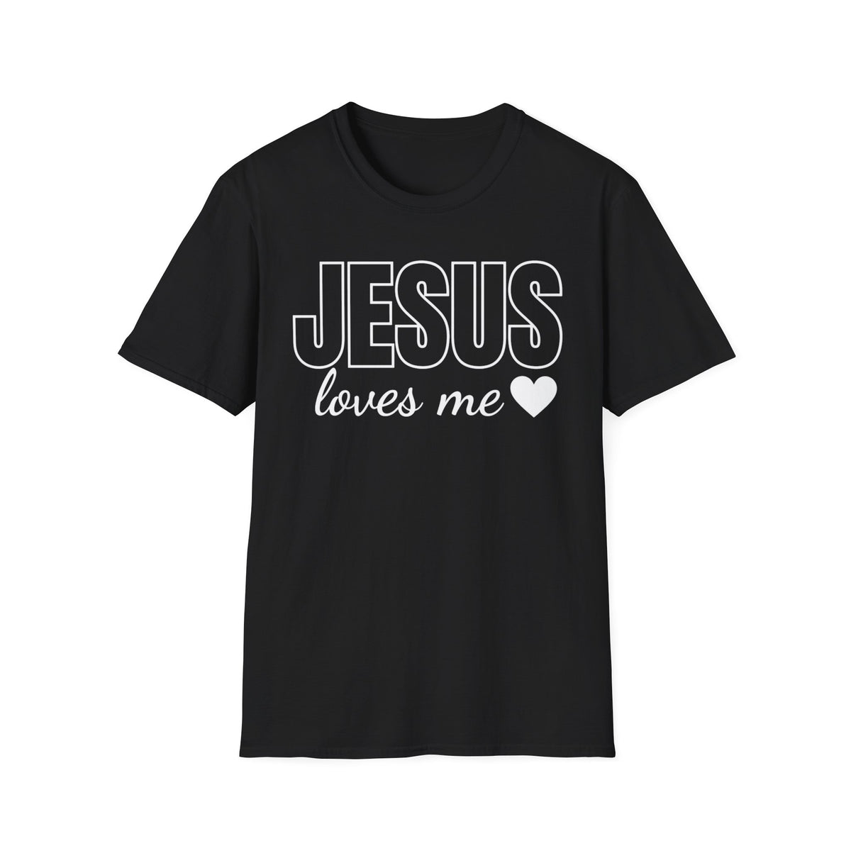 Jesus Loves Me T‑Shirt — Faith‑Inspired Christian Tee with Heart