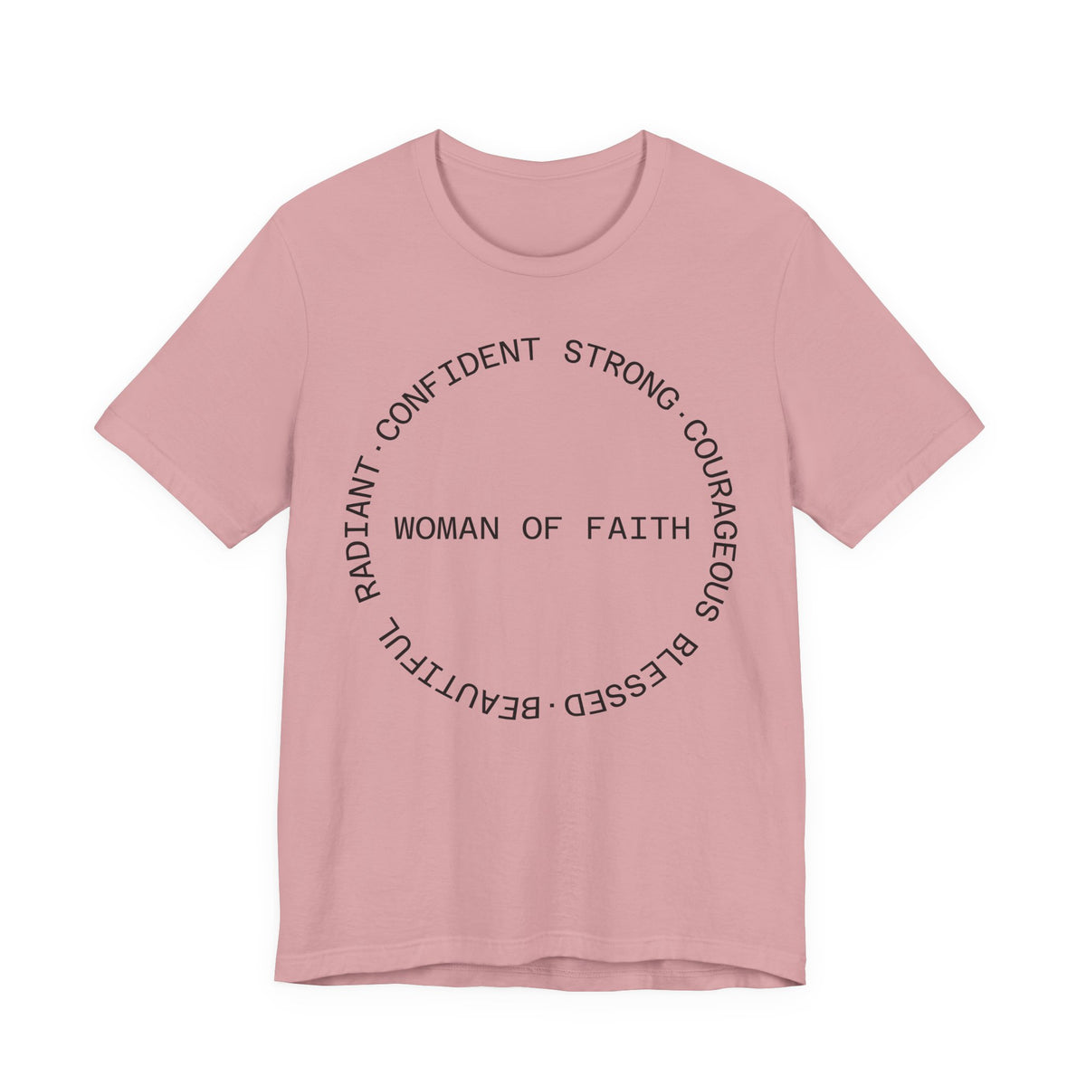 Woman of Faith Tee — Inspirational Christian Graphic T‑Shirt