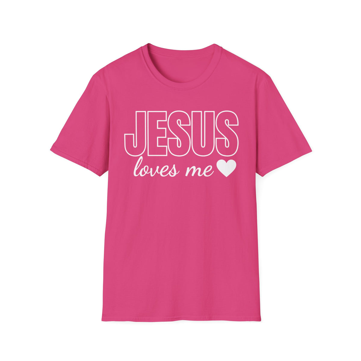 Jesus Loves Me T‑Shirt — Faith‑Inspired Christian Tee with Heart