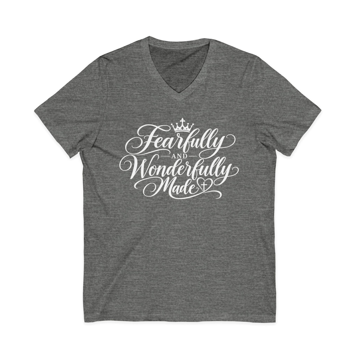 Fearfully and Wonderfully Made V-Neck T-shirt