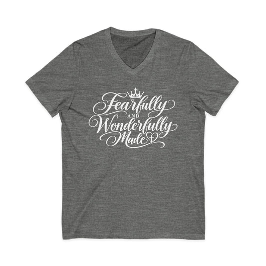 Fearfully and Wonderfully Made V-Neck T-shirt