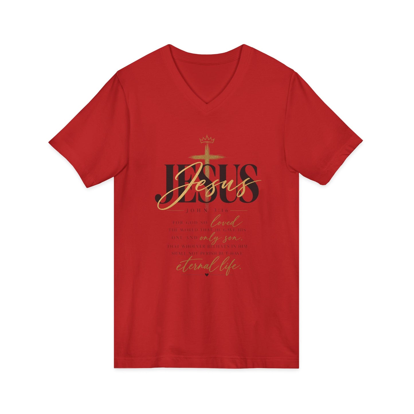 John 3:16 V-Neck T-shirt