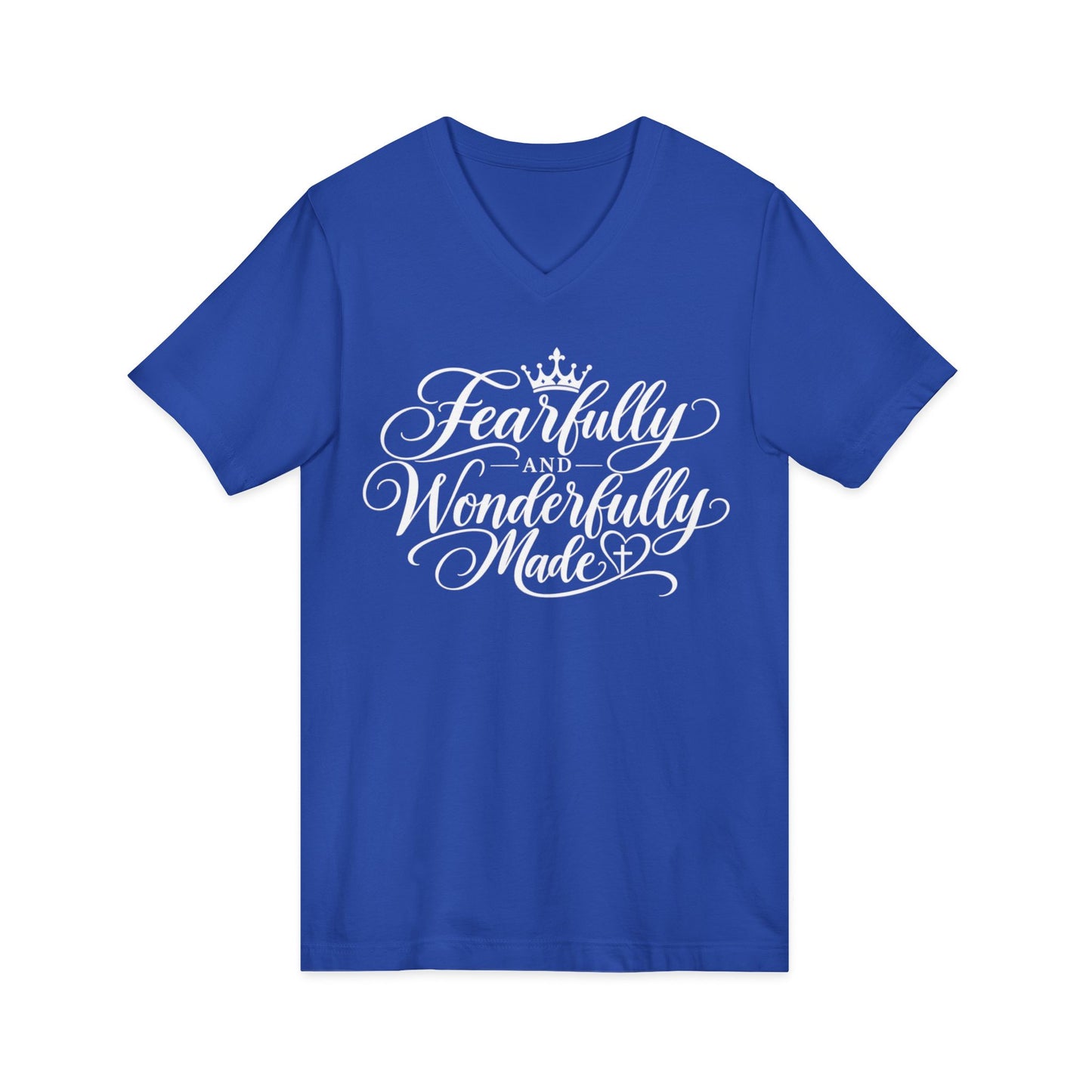 Fearfully and Wonderfully Made V-Neck T-shirt