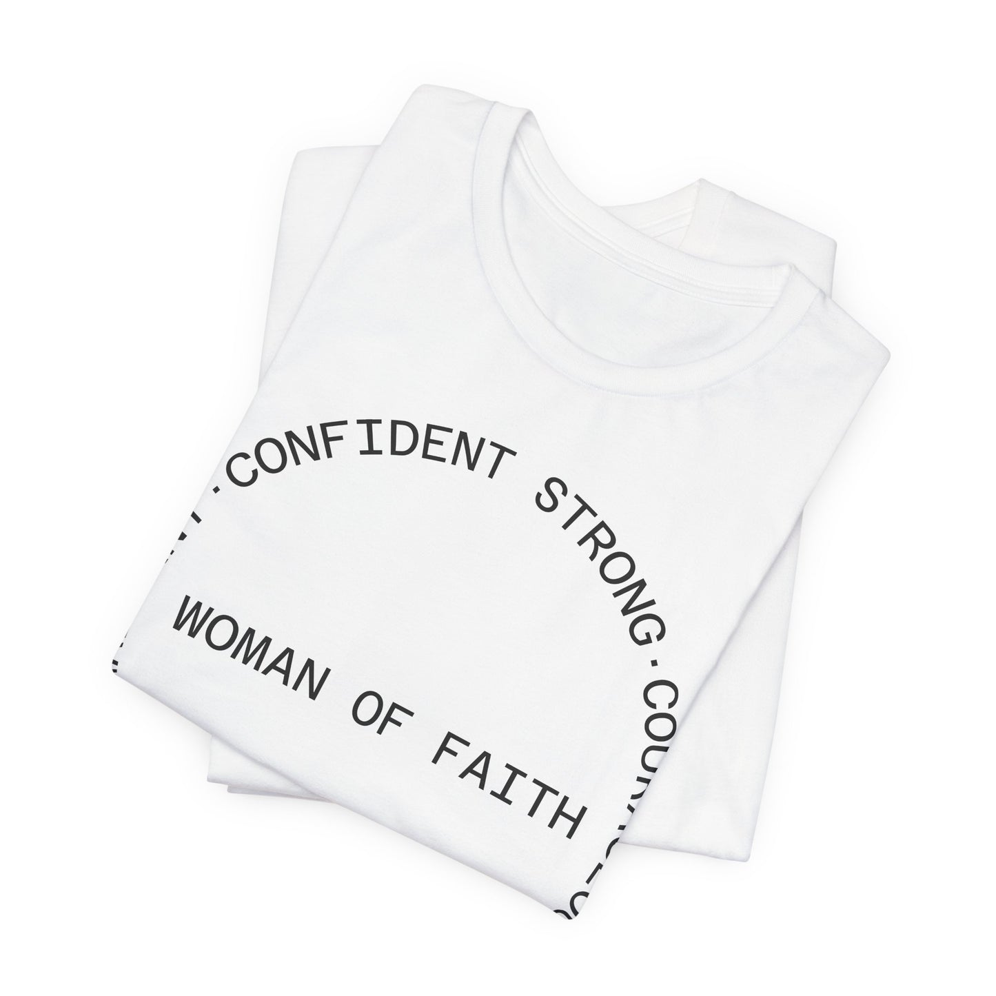 Woman of Faith Tee — Inspirational Christian Graphic T‑Shirt