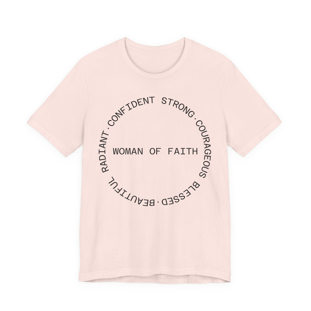 Woman of Faith Tee — Inspirational Christian Graphic T‑Shirt